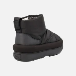Botas negras Ugg Classic Maxi Mini en tejido acolchado