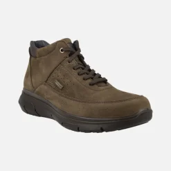 Botas para hombre en nobuck marrón con membrana Waterproof