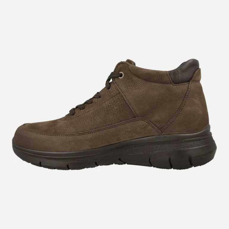 Botas para hombre en nobuck marrón con membrana Waterproof