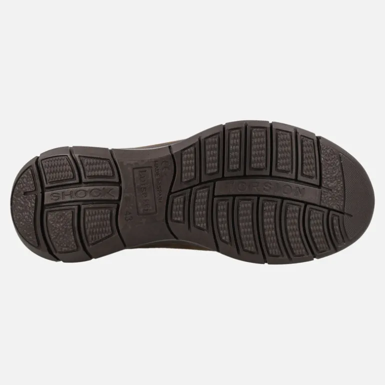 Botas para hombre en nobuck marrón con membrana Waterproof