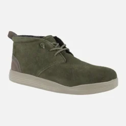 Botas para hombre Jo Suede en serraje con cordones elásticos