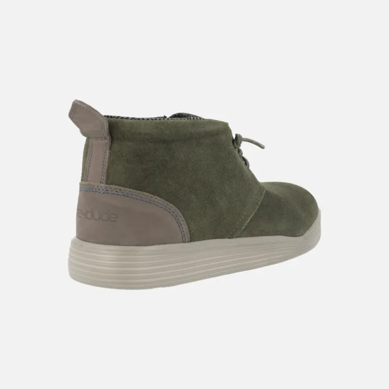 Botas para hombre Jo Suede en serraje con cordones elásticos
