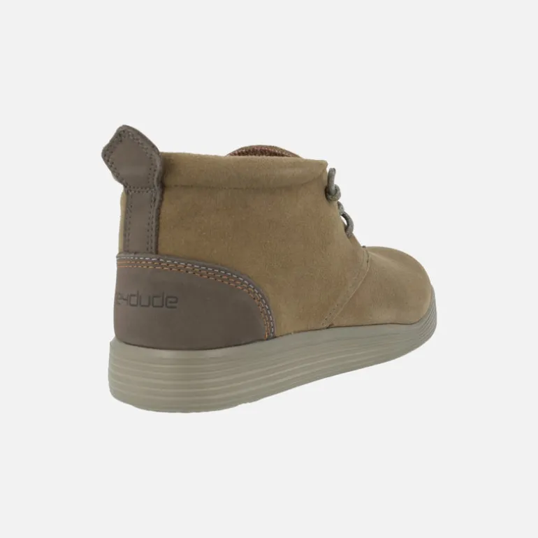 Botas para hombre Jo Suede en serraje con cordones elásticos