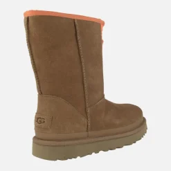 Botas Ugg con cremallera frontal Classic Short Zipper Tape Logo para mujer