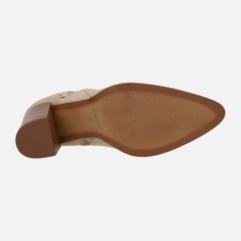 Botines Alpe Senses con trenzado lateral y tacones altos