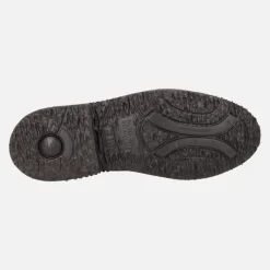 Botines bajos en piel serraje con cordones para hombre