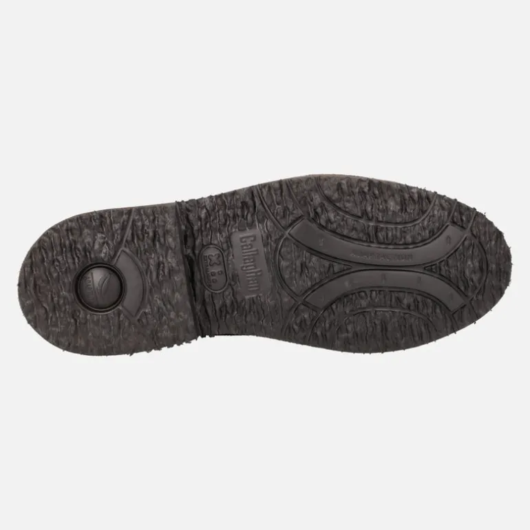Botines bajos en piel serraje con cordones para hombre