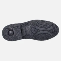 Botines bajos en piel serraje con cordones para hombre