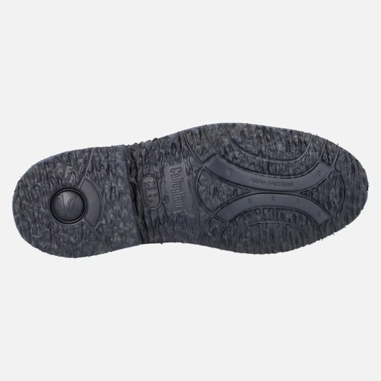 Botines bajos en piel serraje con cordones para hombre