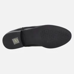 Botines bajos estilo chelsea en piel negra