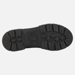 Botines chelsea de piel en negro con forro de pelo Panama Nery