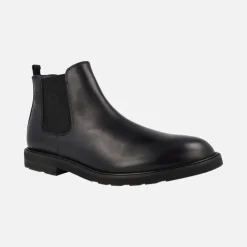 Botines chelsea para hombre en piel negra Aeroplane