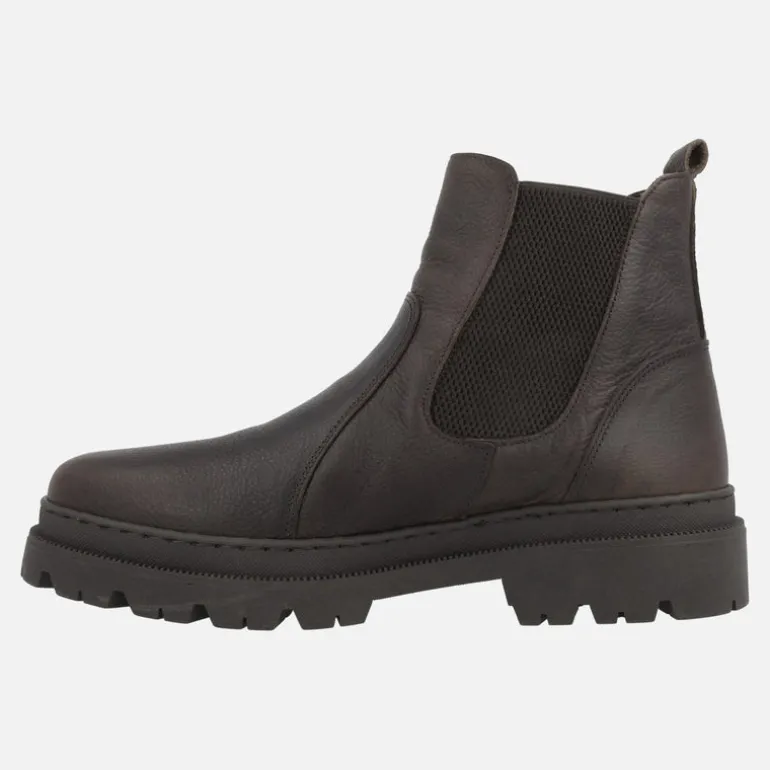 BOTINES CHELSEA PARA HOMBRE EN PIEL ENGRASADA MARRÓN