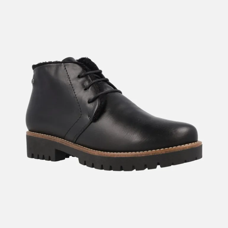 BOTINES CLASICOS DE CORDONES CON PELO DE GIORDA