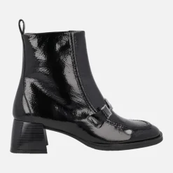 Botines de charol con tacón medio Hispanitas Milan