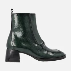 Botines de charol con tacón medio Hispanitas Milan
