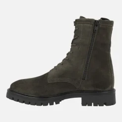 Botines de cordones estilo militar en serraje imán Alpe Militare