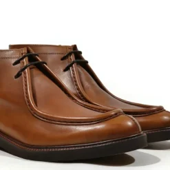 Botines de cordones para hombre con bordón