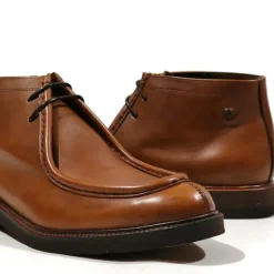 Botines de cordones para hombre con bordón