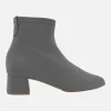 Botines de licra gris con tacones bajos de Barminton