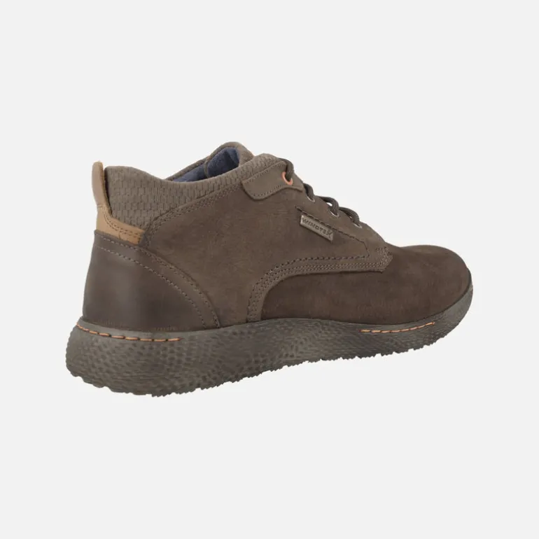 Botines de nobuck con cordones y membrana WINDTEX