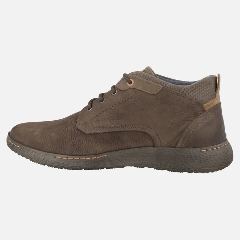 Botines de nobuck con cordones y membrana WINDTEX