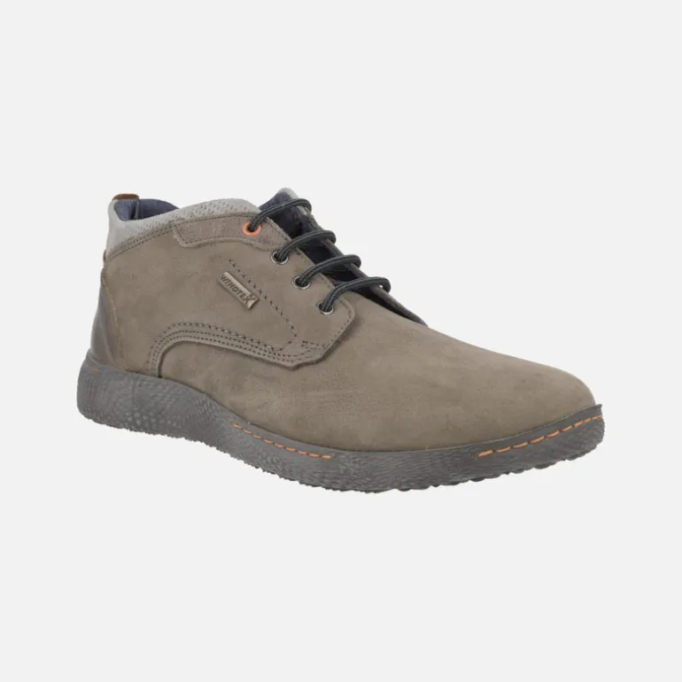 Botines de nobuck con cordones y membrana WINDTEX