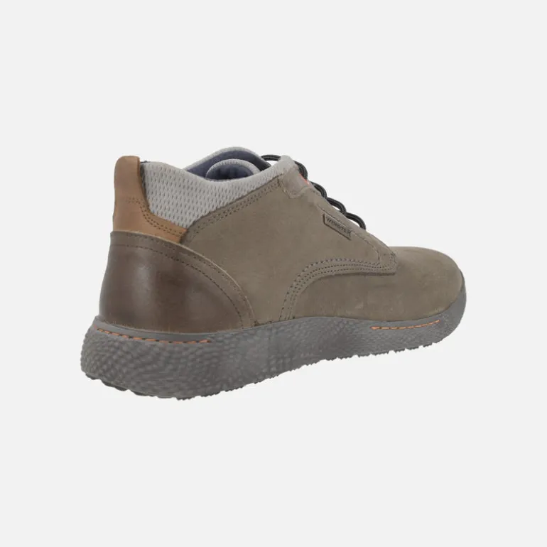 Botines de nobuck con cordones y membrana WINDTEX