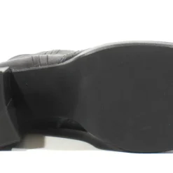 Botines de piel con plataforma y horma cuadrada