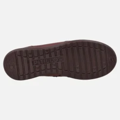 Botines de piel de estilo deportivo con cordones elásticos