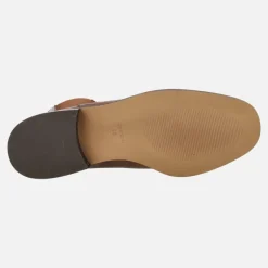 Botines de piel estilo chelsea para mujer