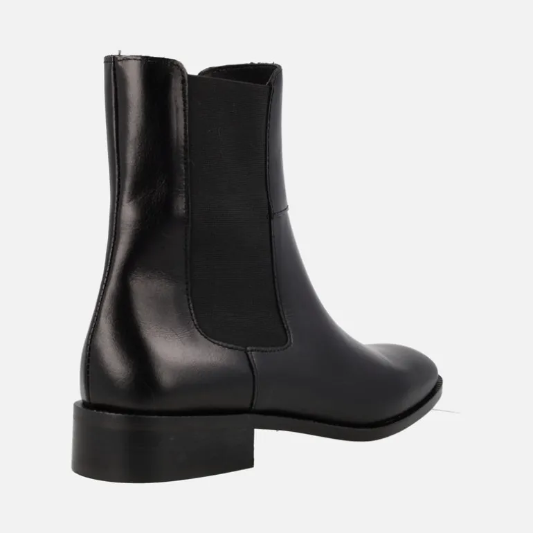 Botines de piel estilo chelsea para mujer