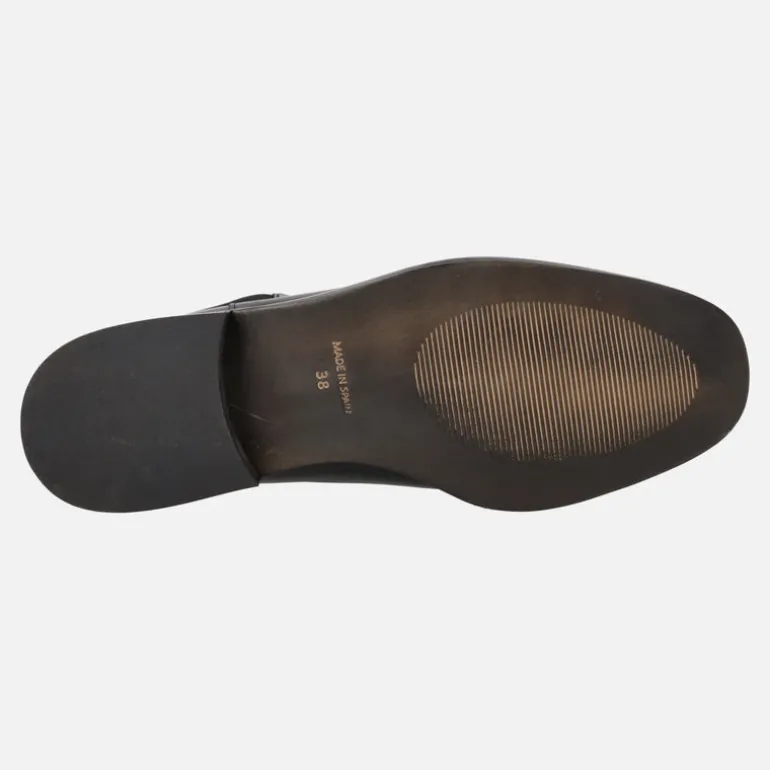 Botines de piel estilo chelsea para mujer