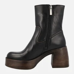 Botines de piel Nair con tacón y plataforma