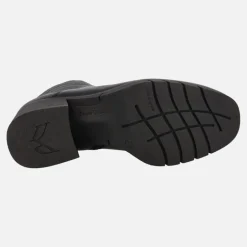 Botines de piel para mujer Paula Urban con tacones de goma