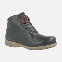 Botines de piel Rural con cierre de cordones