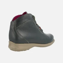 Botines de piel Rural con cierre de cordones