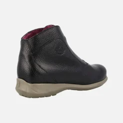 Botines de piel Rural con cremallera central