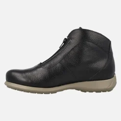 Botines de piel Rural con cremallera central