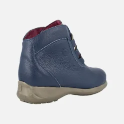 Botines de piel Rural con cierre de cordones