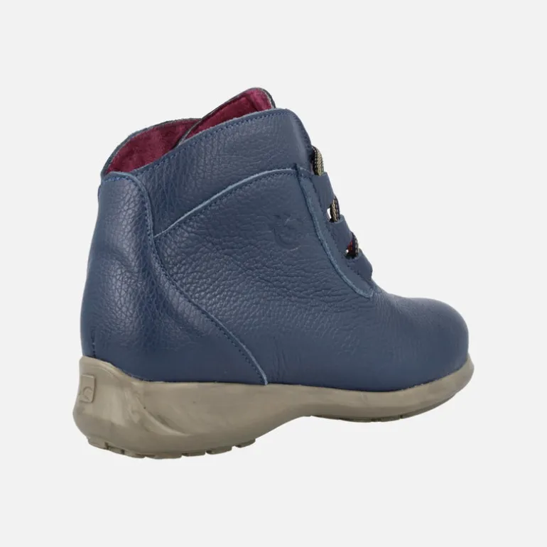 Botines de piel Rural con cierre de cordones