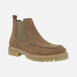Botines de serraje con elástico Chantal