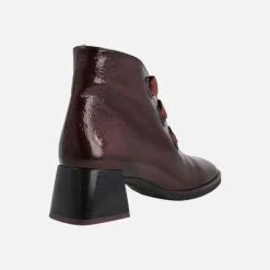 Botines de tacón en charol con cordones Hispanitas Milan
