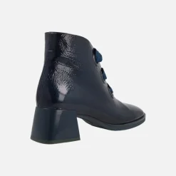 Botines de tacón en charol con cordones Hispanitas Milan