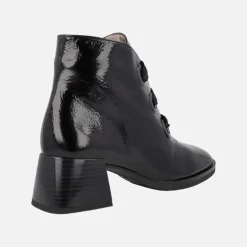Botines de tacón en charol con cordones Hispanitas Milan