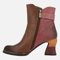 Botines de tacón Laura Vita Eleao 02 camel