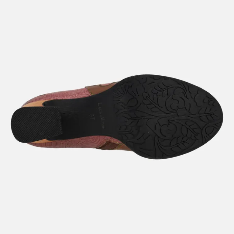 Botines de tacón Laura Vita Eleao 02 camel