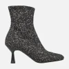 Botines de tacón Zen con tejido de lentejuelas y membrana Eco Dry