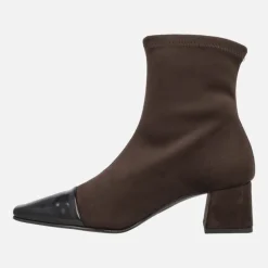 Botines de tejido elástico Water repellent con puntera afilada Laura
