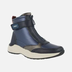 Botines deportivos multi material con cremallera frontal Carmela